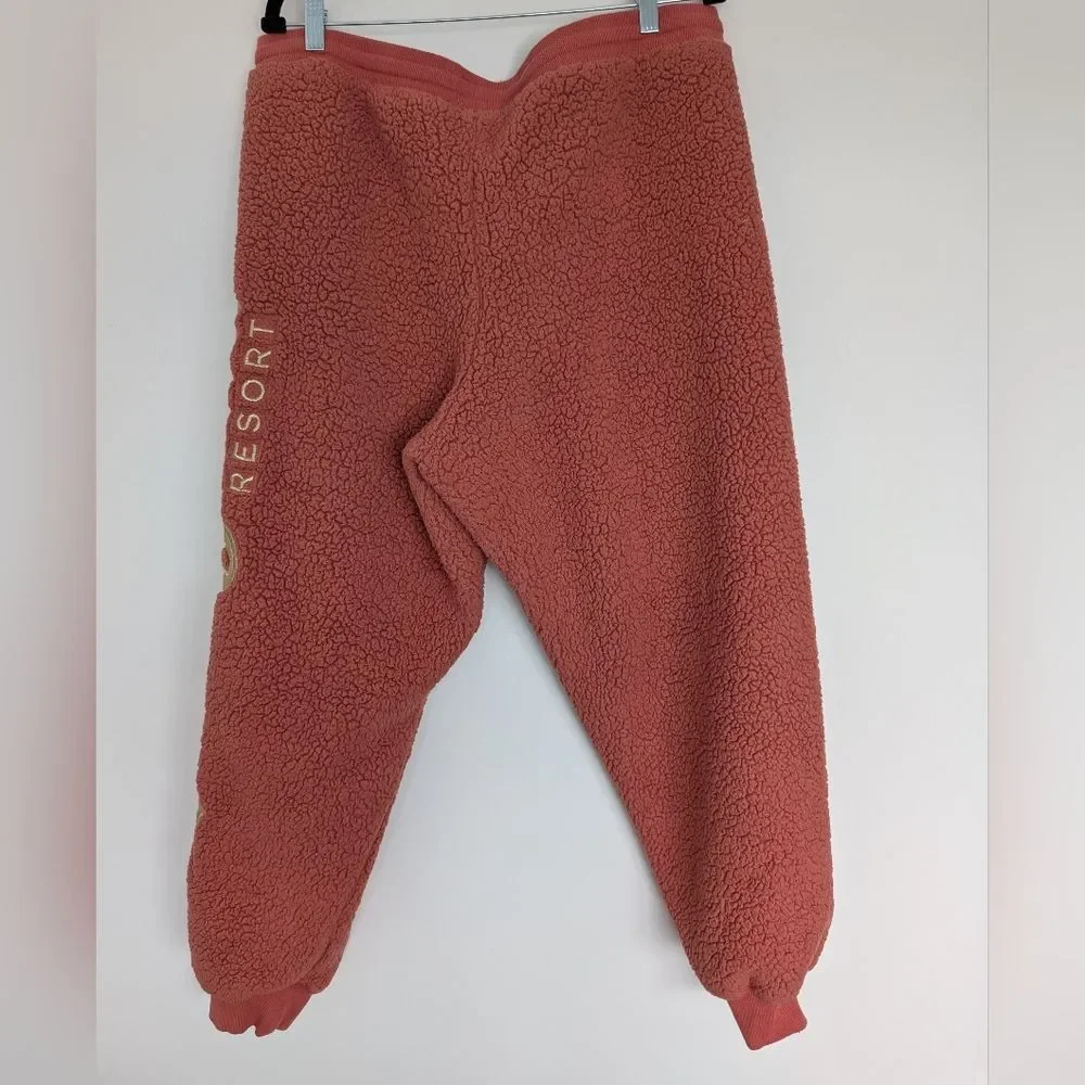 Disneyland Resort Spirit Jersey Sherpa Fleece Elastic Waist Sweatpants Sz XXL - Picture 10 of 16